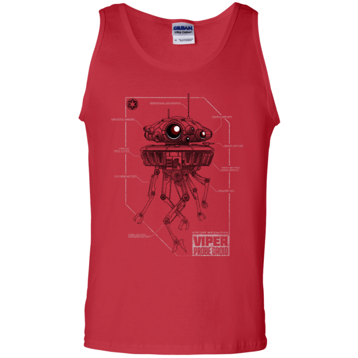 T-Shirts Red / S Probe Droid POD Men's Tank Top