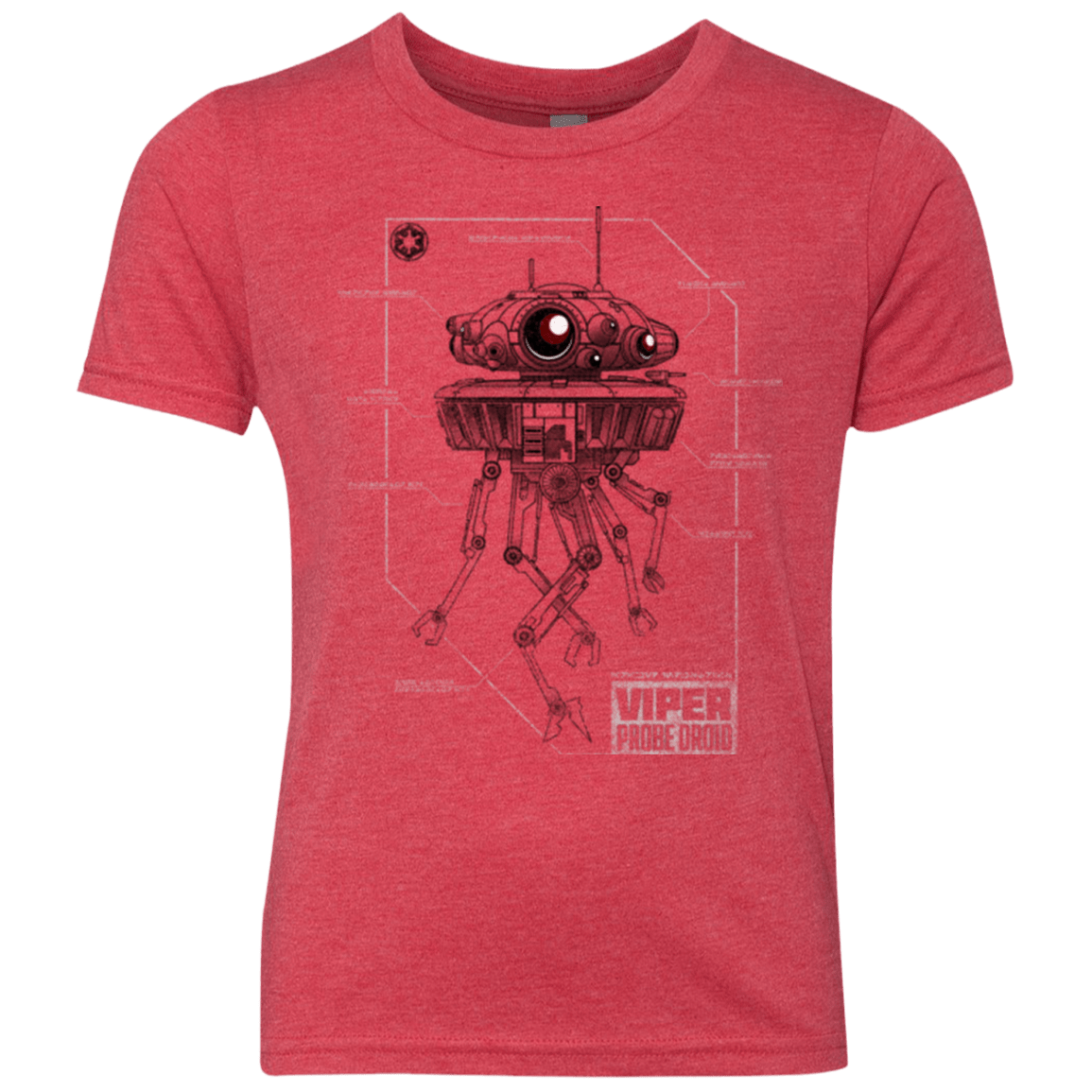 T-Shirts Vintage Red / YXS Probe Droid POD Youth Triblend T-Shirt