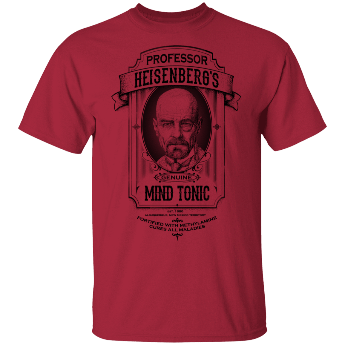 T-Shirts Cardinal / S Prof Heisenberg's Mind Tonic T-Shirt