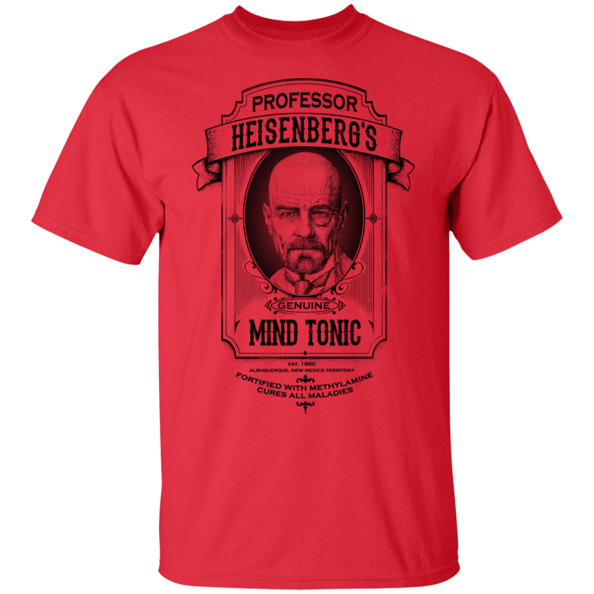 T-Shirts Red / S Prof Heisenberg's Mind Tonic T-Shirt