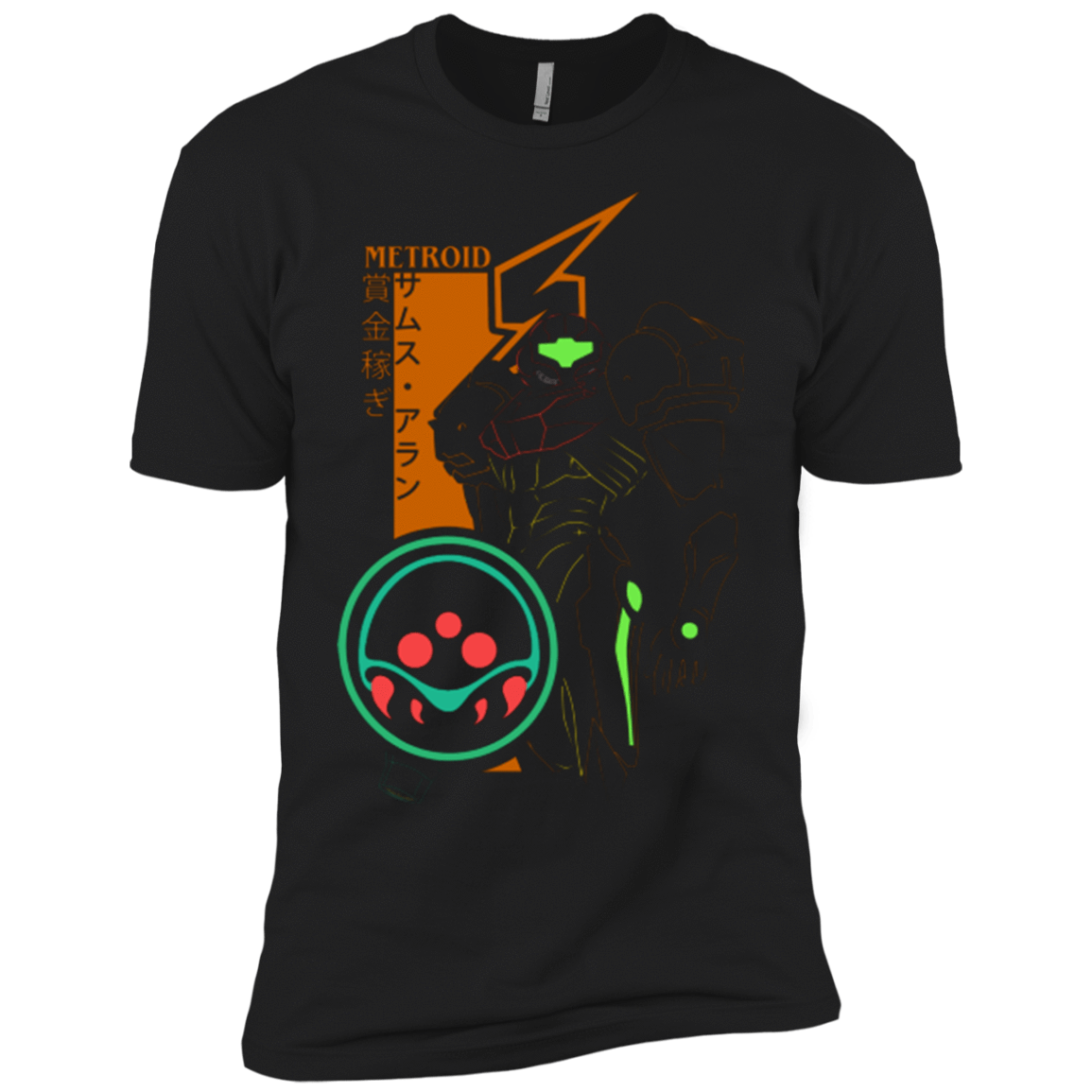 T-Shirts Black / YXS Profile-METROID Boys Premium T-Shirt