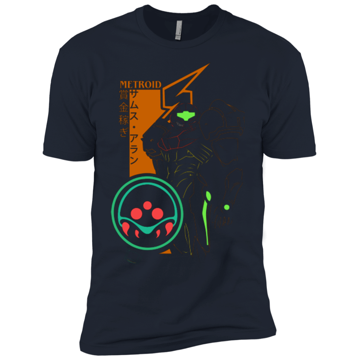 T-Shirts Midnight Navy / YXS Profile-METROID Boys Premium T-Shirt