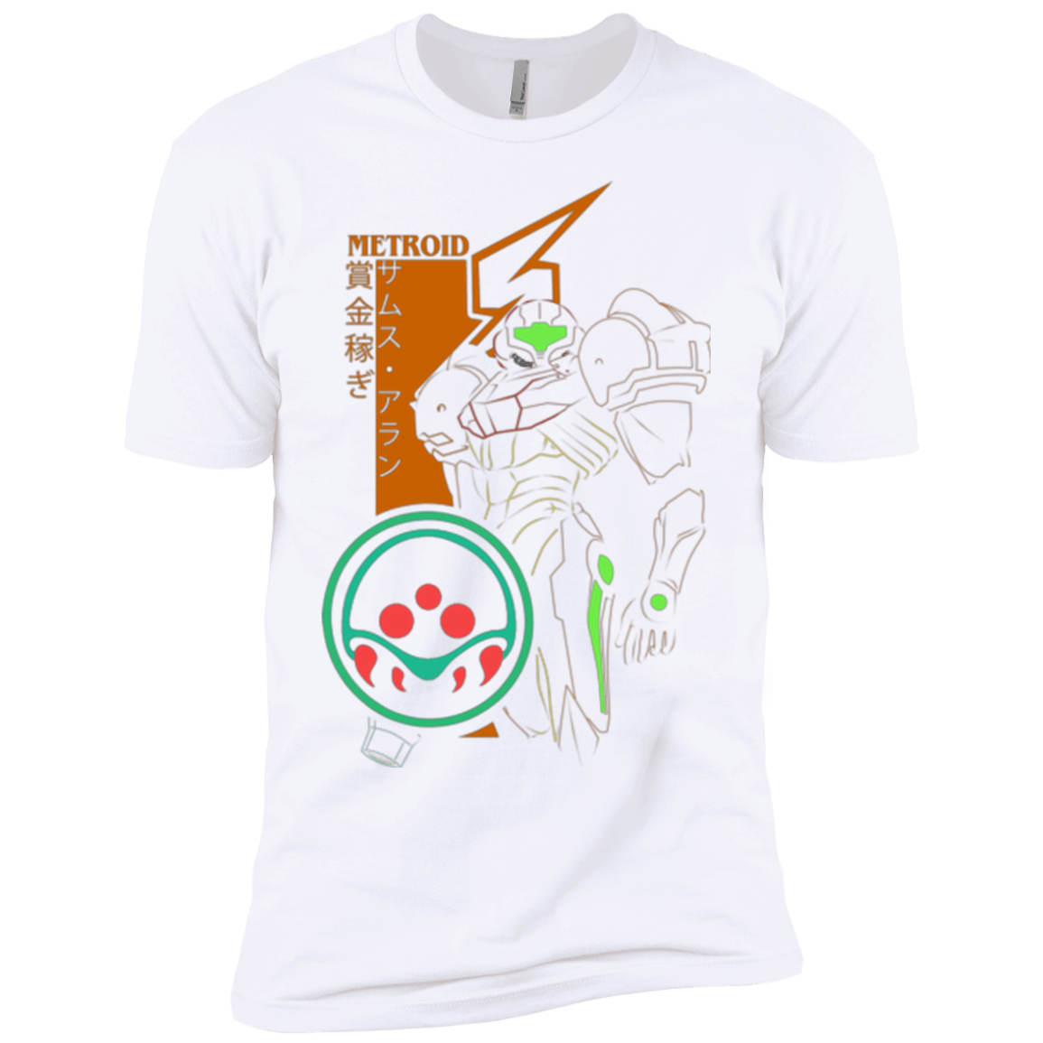 T-Shirts White / YXS Profile-METROID Boys Premium T-Shirt