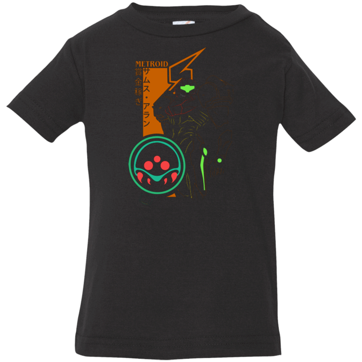 T-Shirts Black / 6 Months Profile-METROID Infant PremiumT-Shirt