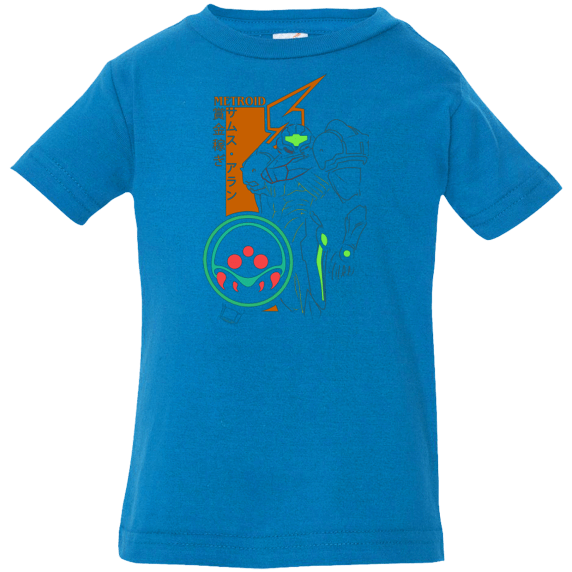 T-Shirts Cobalt / 6 Months Profile-METROID Infant PremiumT-Shirt