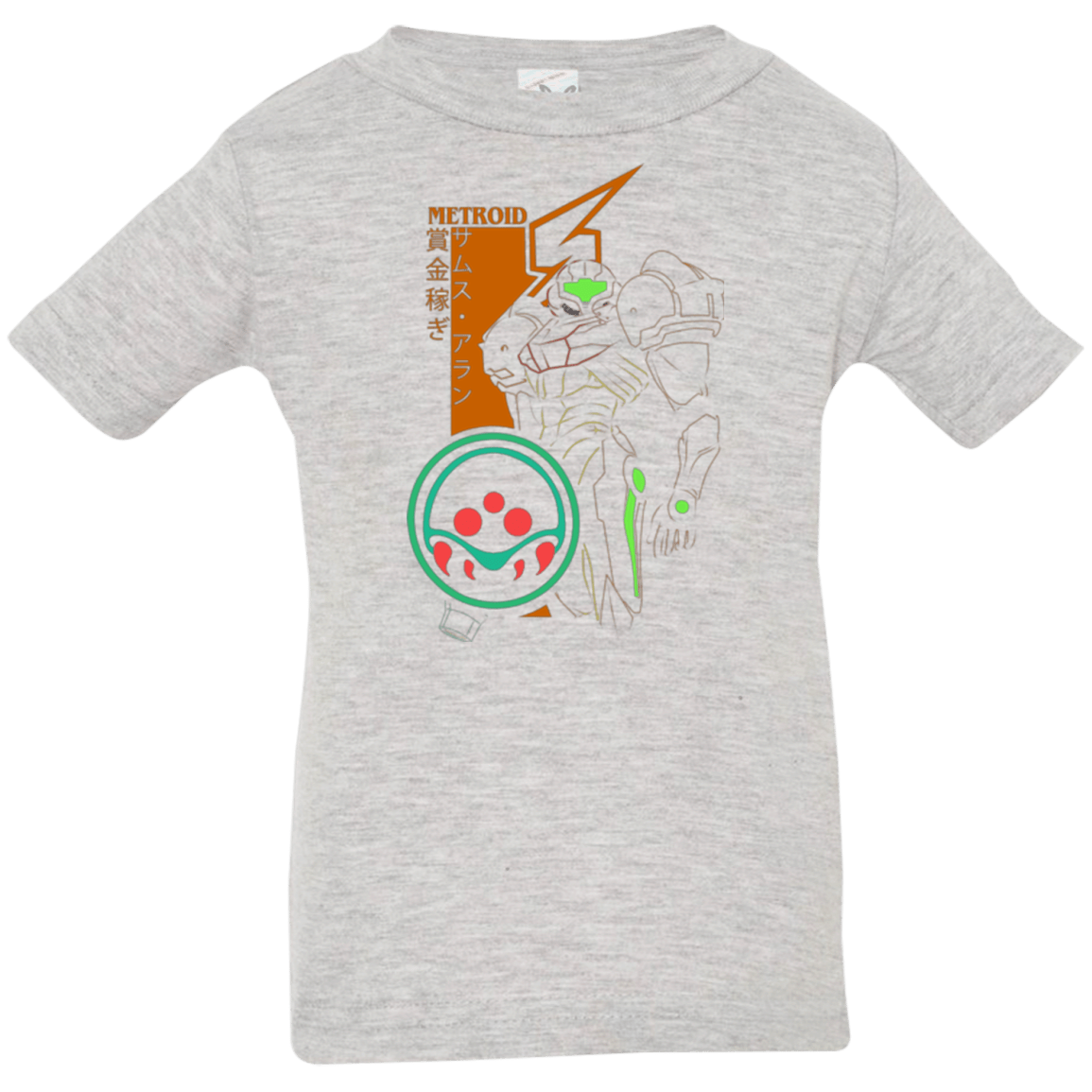 T-Shirts Heather / 6 Months Profile-METROID Infant PremiumT-Shirt
