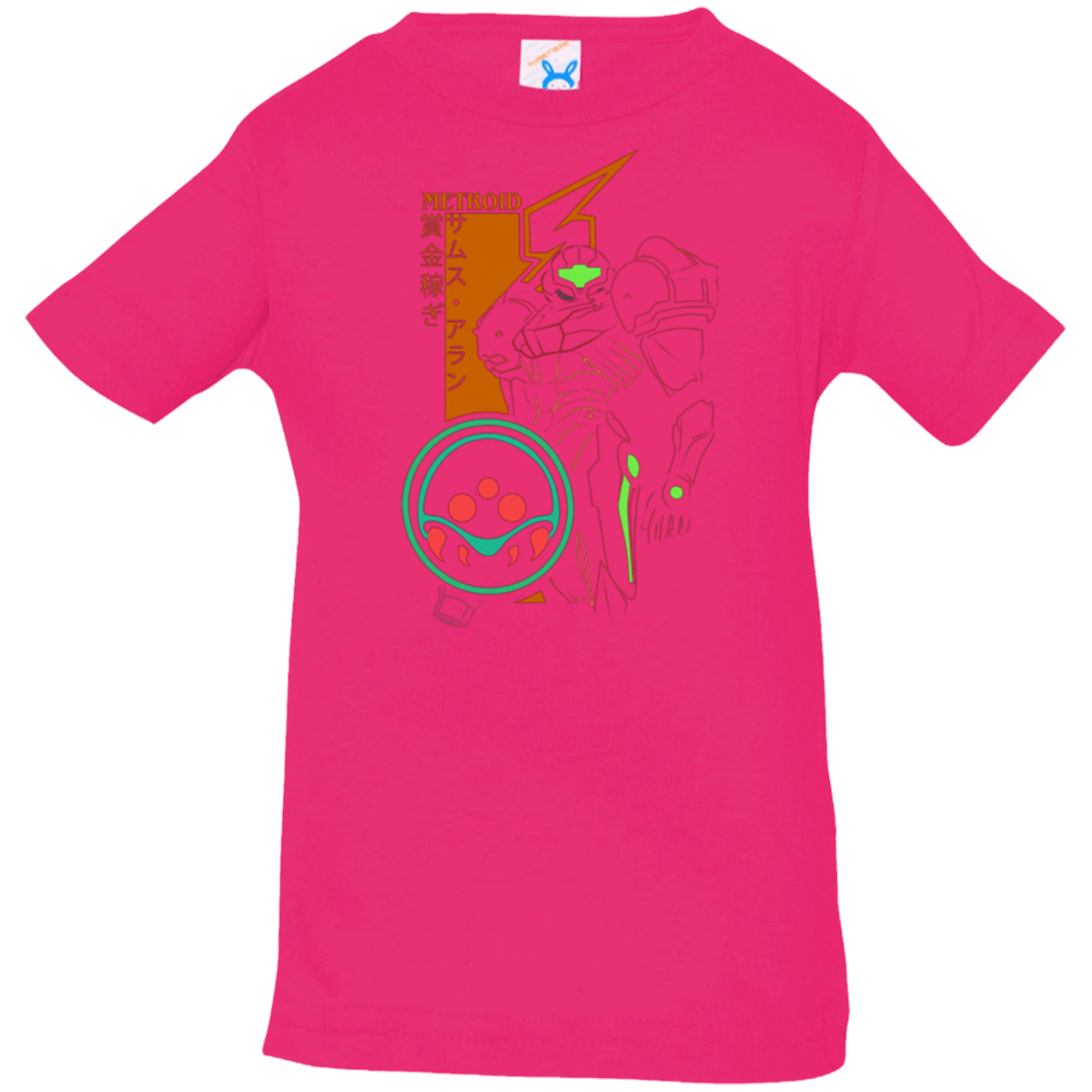 T-Shirts Hot Pink / 6 Months Profile-METROID Infant PremiumT-Shirt