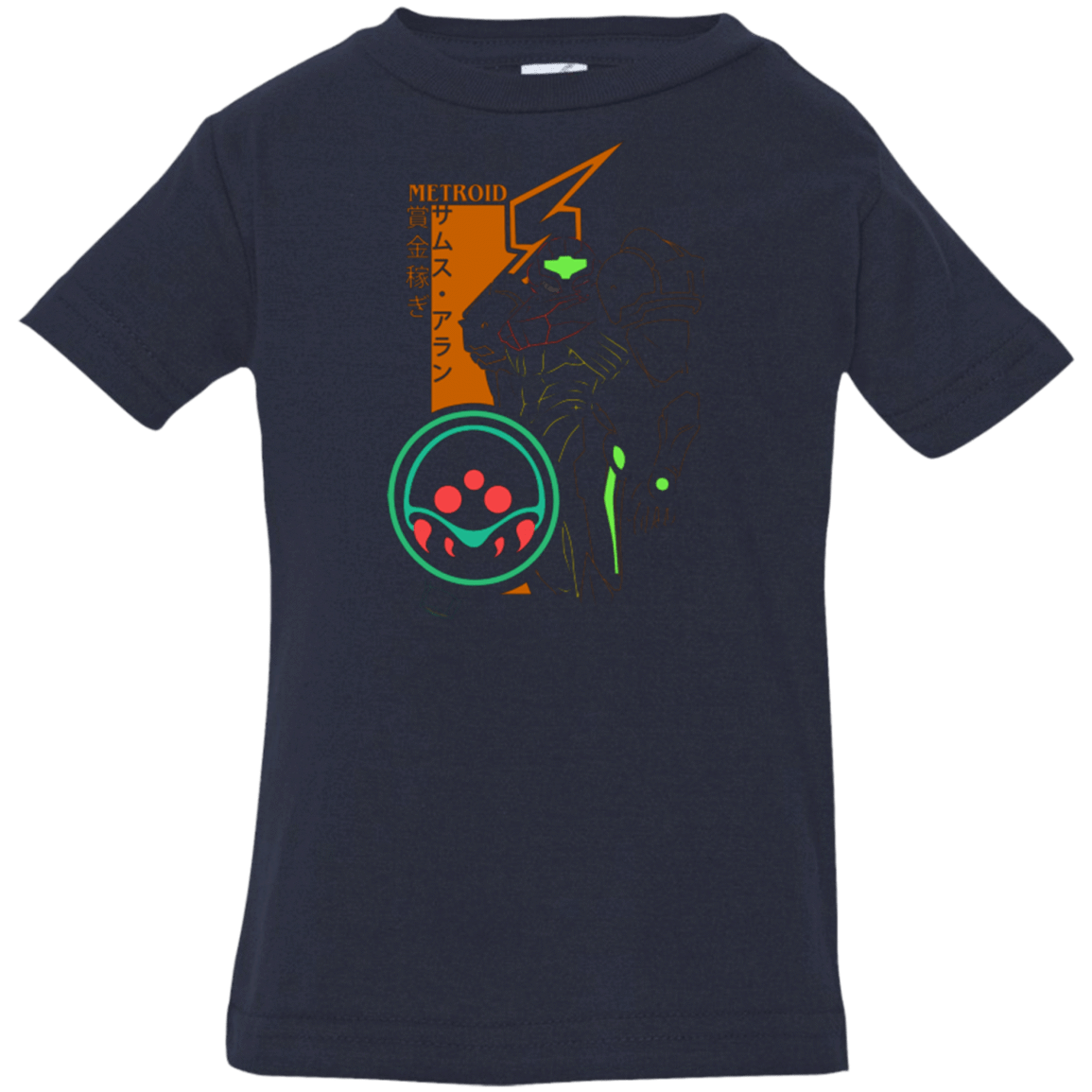 T-Shirts Navy / 6 Months Profile-METROID Infant PremiumT-Shirt