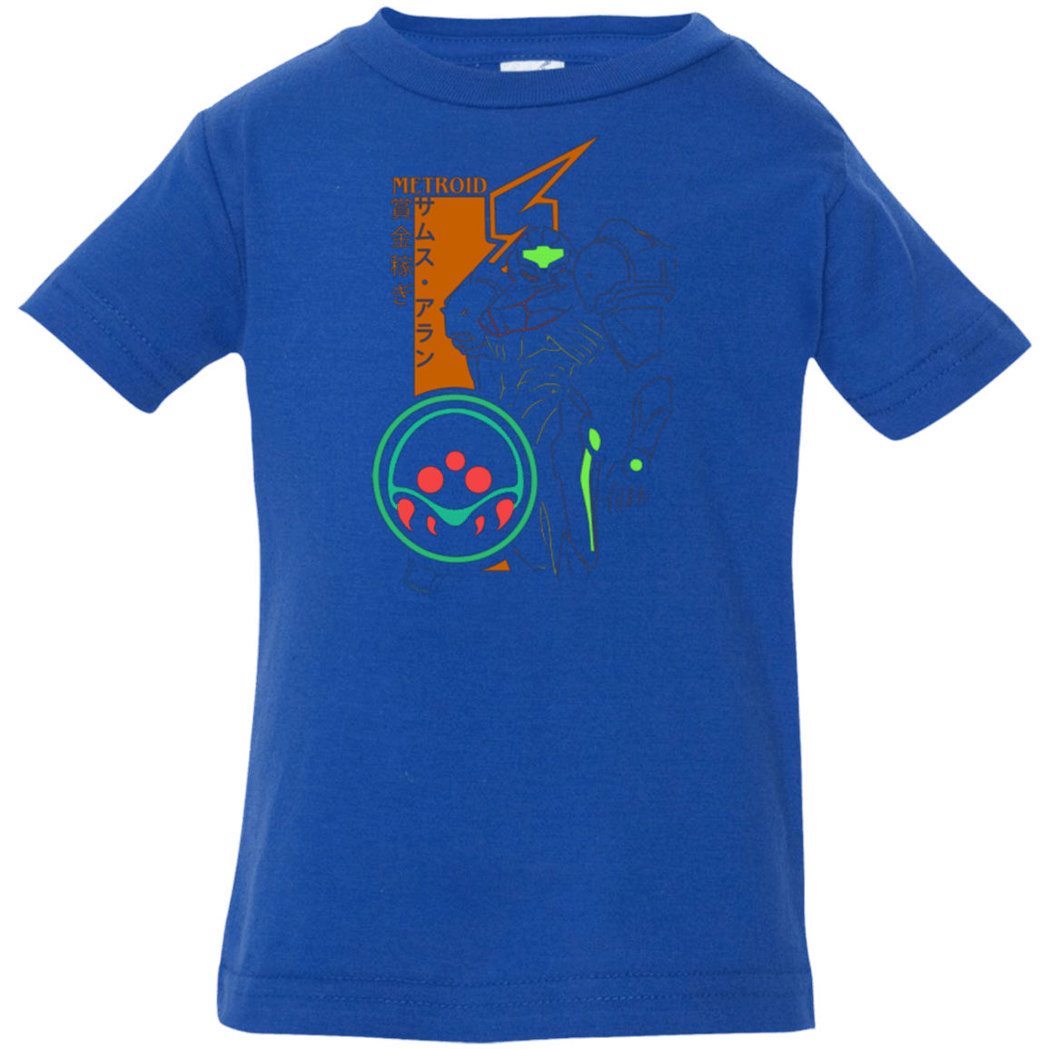 T-Shirts Royal / 6 Months Profile-METROID Infant PremiumT-Shirt