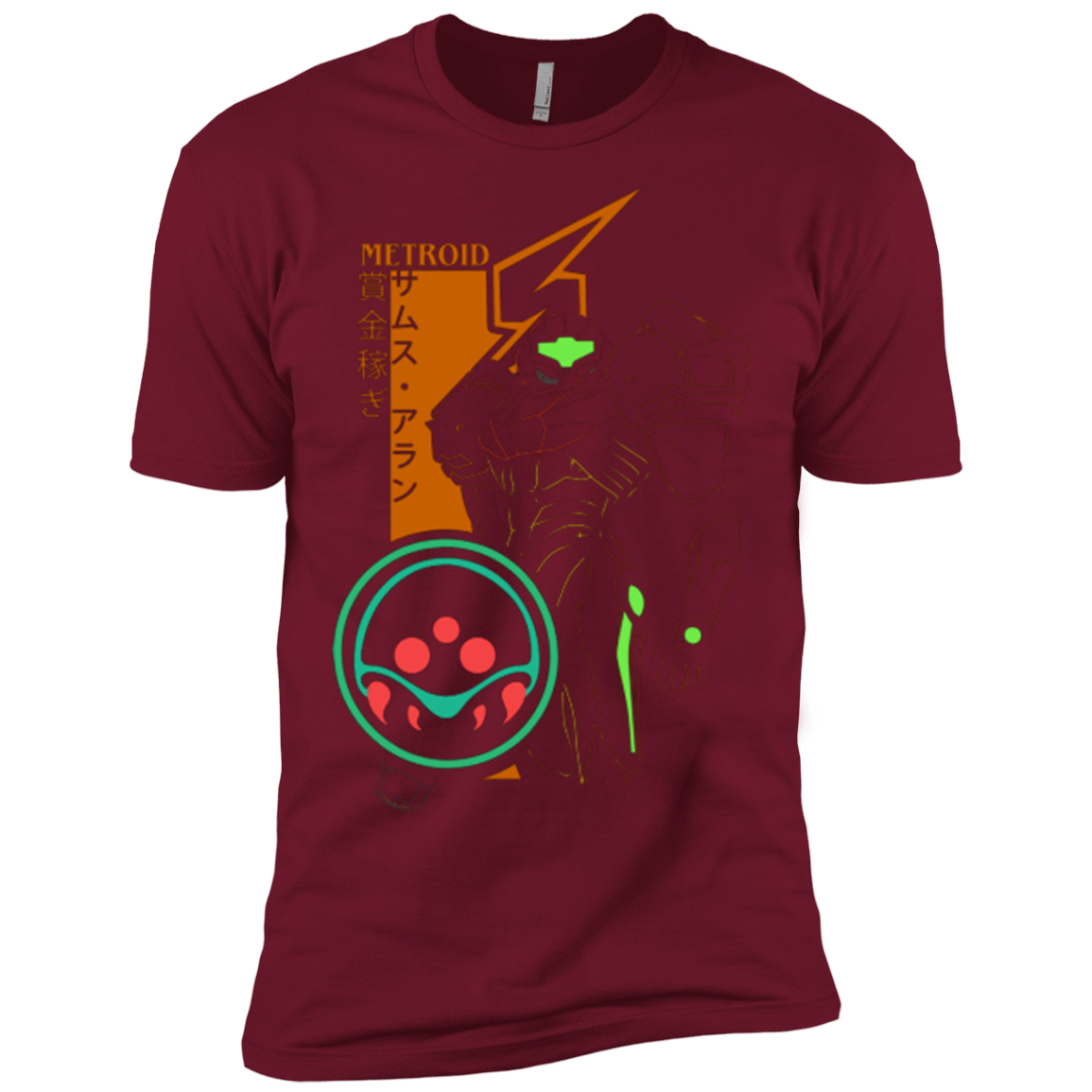 T-Shirts Cardinal / X-Small Profile-METROID Men's Premium T-Shirt
