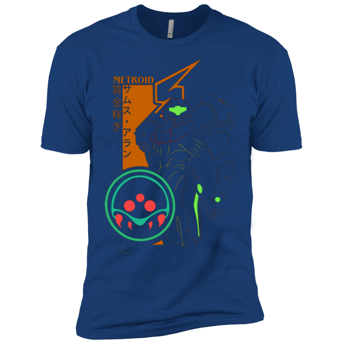T-Shirts Royal / X-Small Profile-METROID Men's Premium T-Shirt