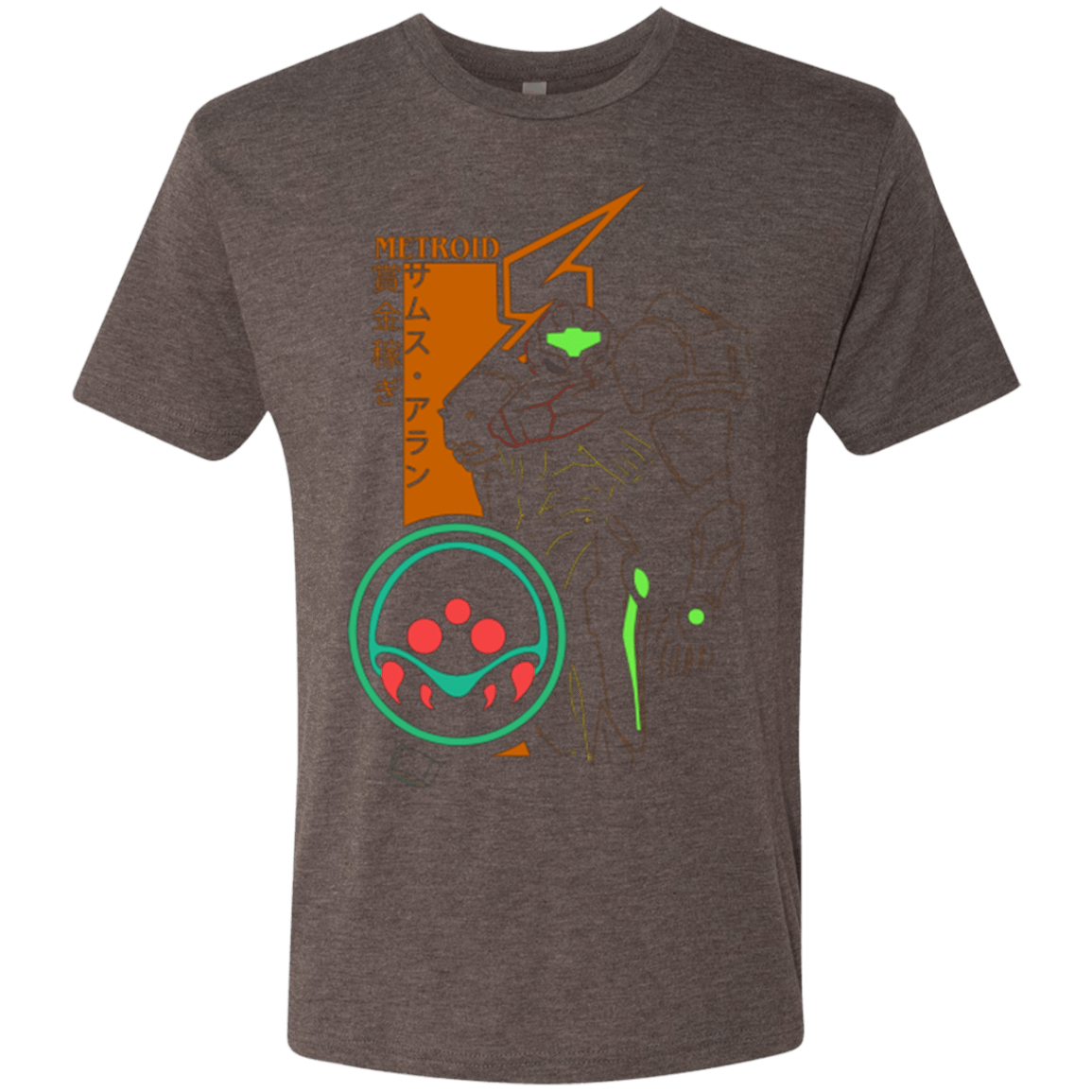 T-Shirts Macchiato / Small Profile-METROID Men's Triblend T-Shirt