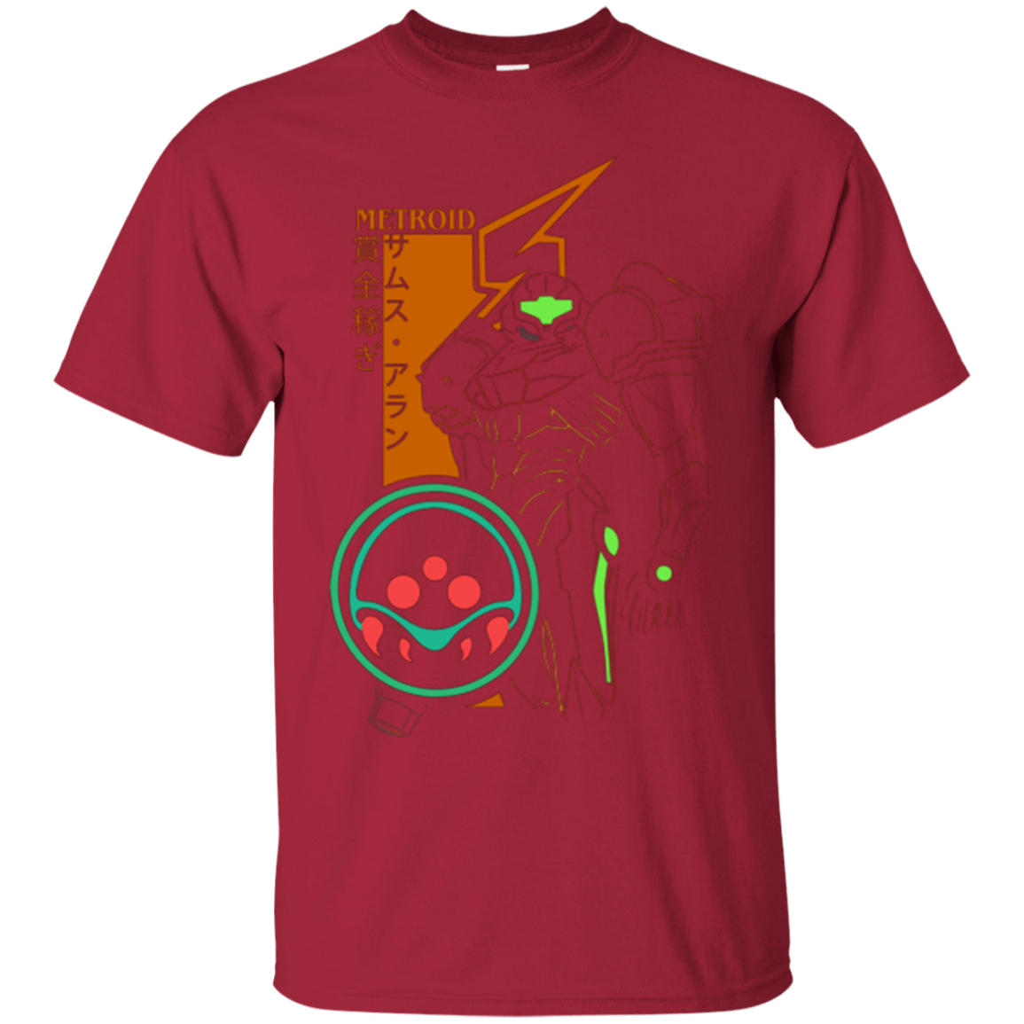 T-Shirts Cardinal / Small Profile-METROID T-Shirt