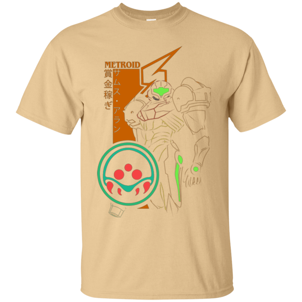 T-Shirts Vegas Gold / Small Profile-METROID T-Shirt