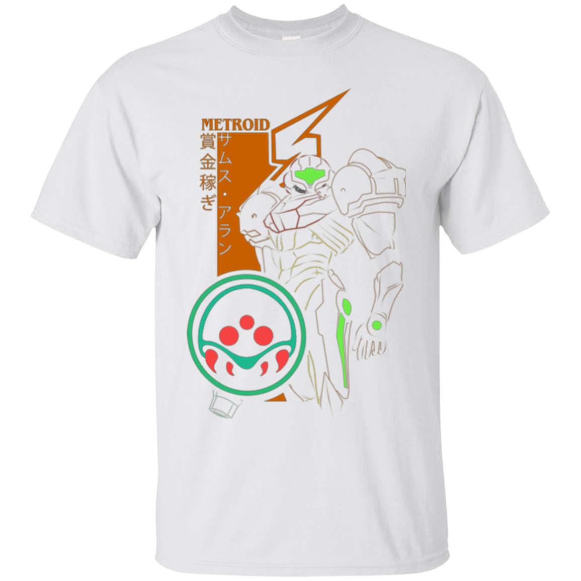 T-Shirts White / Small Profile-METROID T-Shirt
