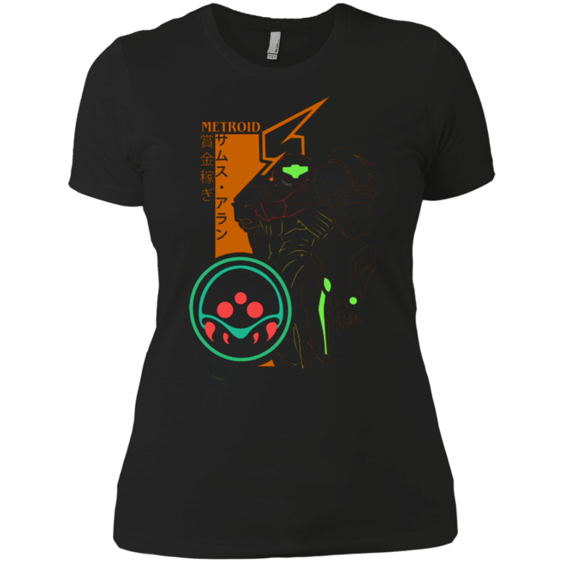 T-Shirts Black / X-Small Profile-METROID Women's Premium T-Shirt