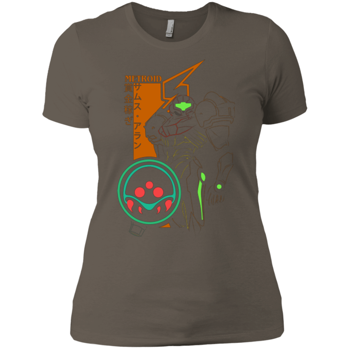 T-Shirts Warm Grey / X-Small Profile-METROID Women's Premium T-Shirt