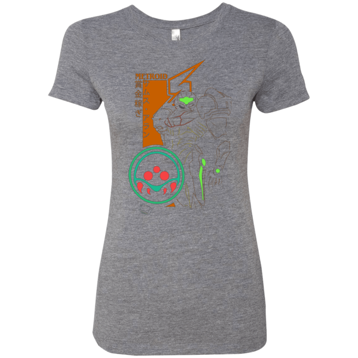 T-Shirts Premium Heather / Small Profile-METROID Women's Triblend T-Shirt