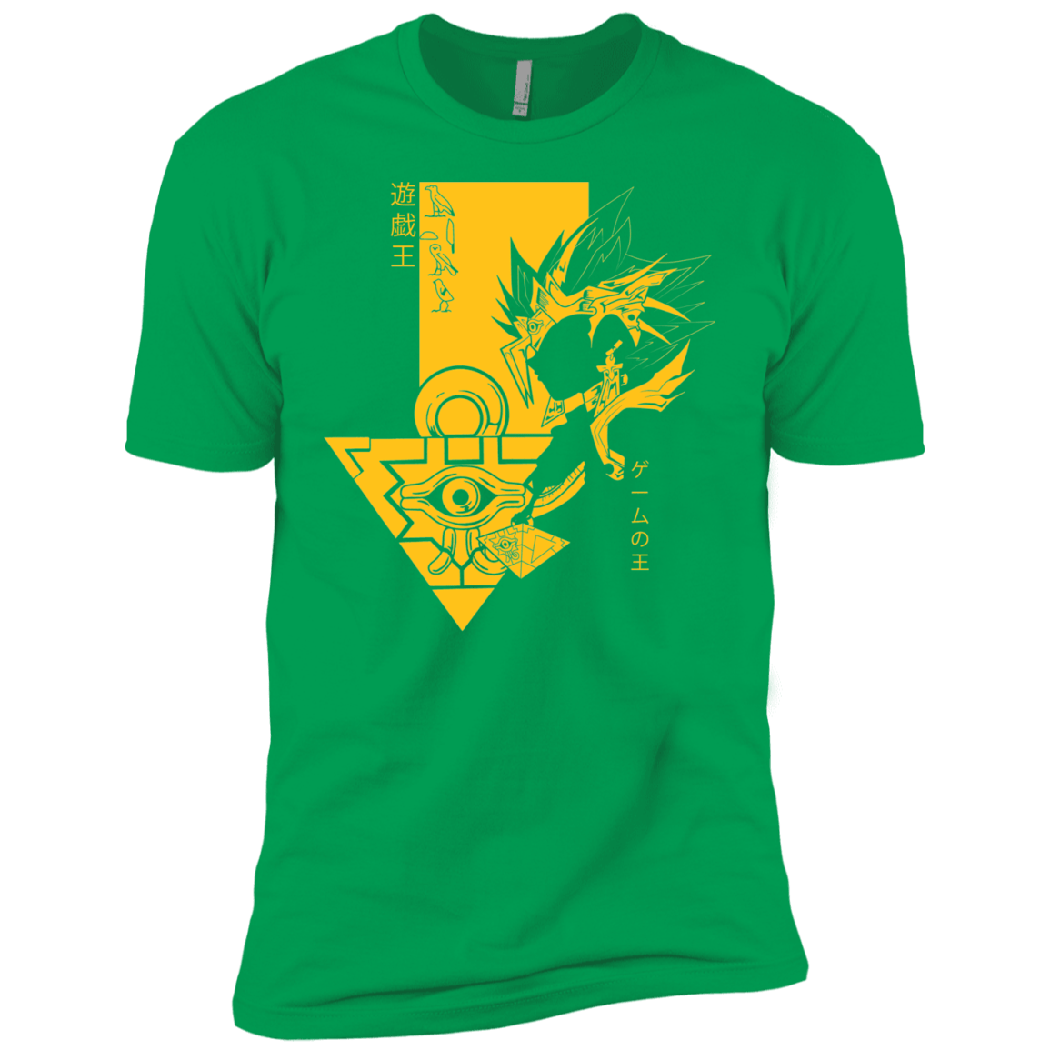 T-Shirts Kelly Green / YXS Profile - Pharaoh Atem Boys Premium T-Shirt