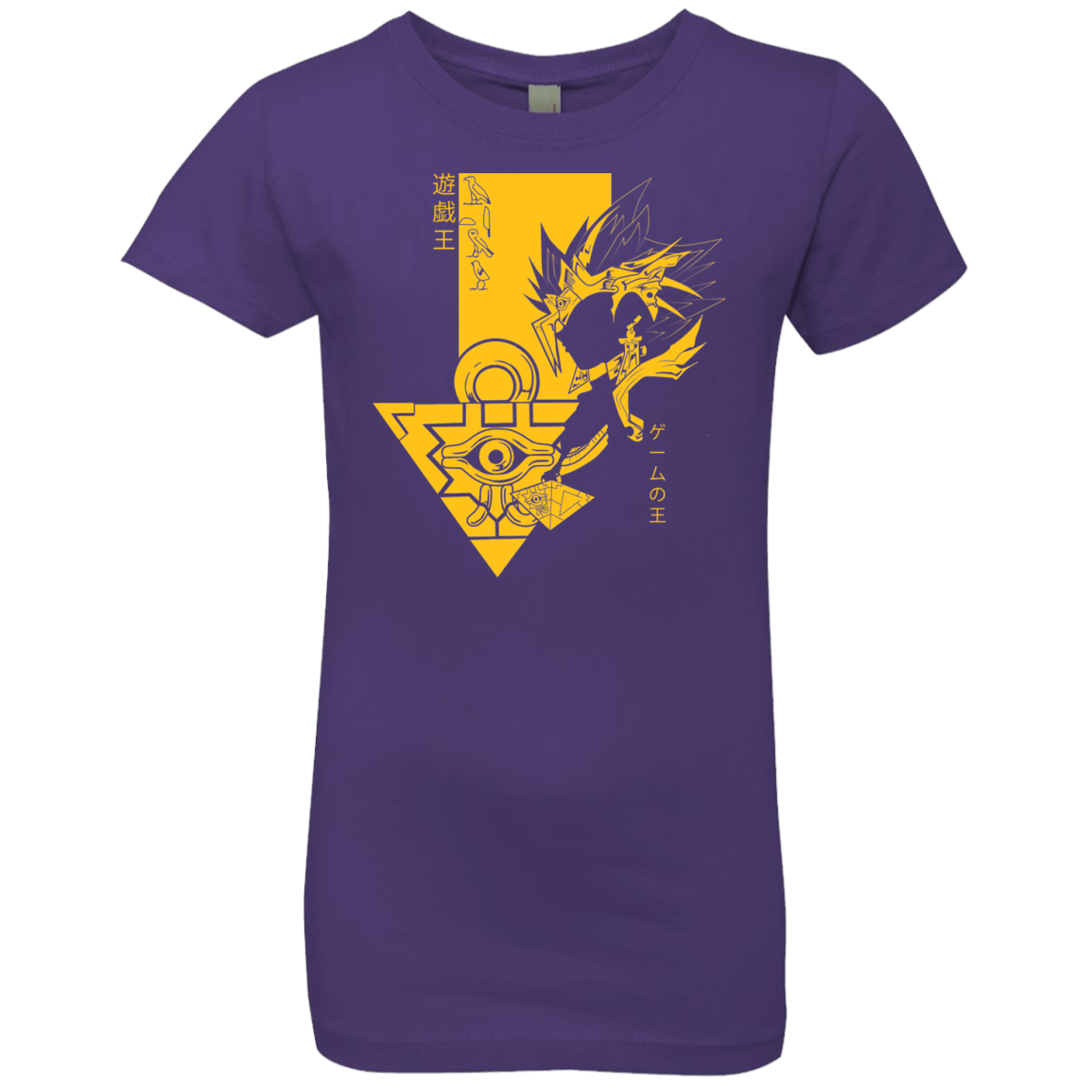 T-Shirts Purple Rush / YXS Profile - Pharaoh Atem Girls Premium T-Shirt