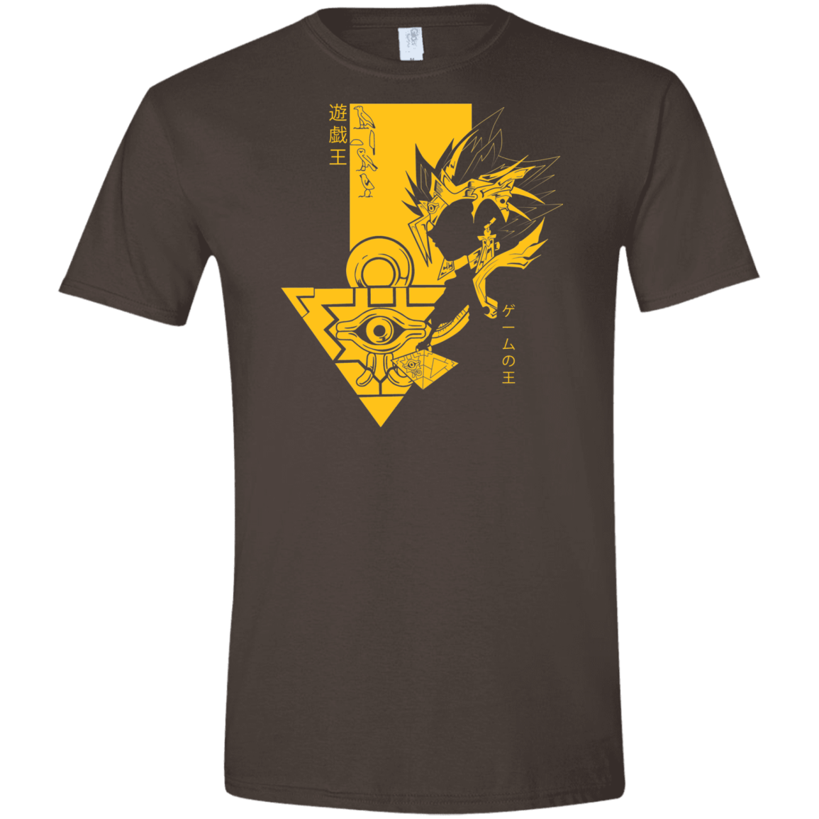 T-Shirts Dark Chocolate / S Profile - Pharaoh Atem Men's Semi-Fitted Softstyle