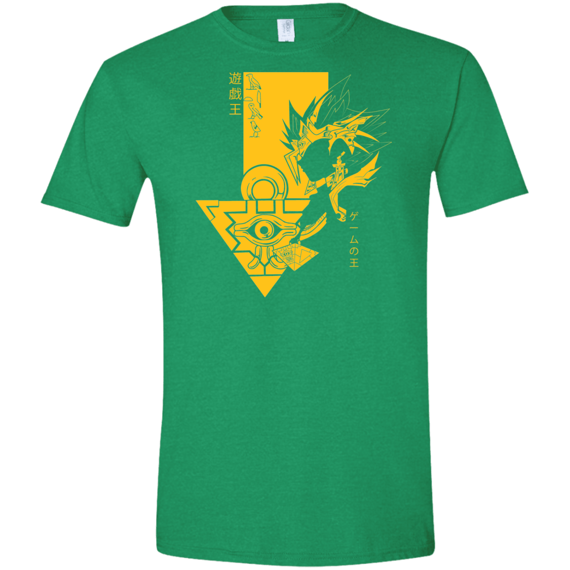 T-Shirts Heather Irish Green / S Profile - Pharaoh Atem Men's Semi-Fitted Softstyle
