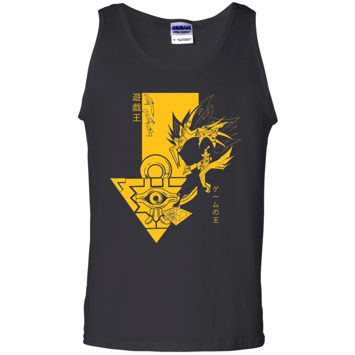 T-Shirts Black / S Profile - Pharaoh Atem Men's Tank Top