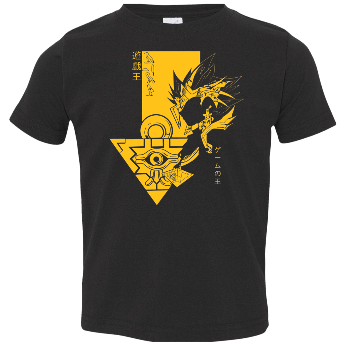 T-Shirts Black / 2T Profile - Pharaoh Atem Toddler Premium T-Shirt