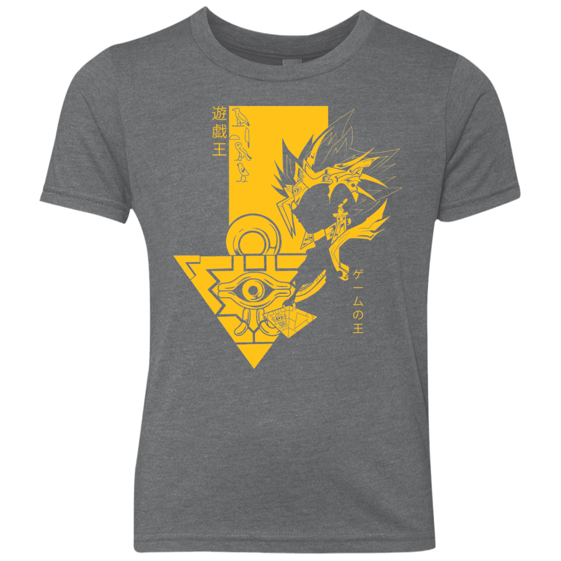 T-Shirts Premium Heather / YXS Profile - Pharaoh Atem Youth Triblend T-Shirt