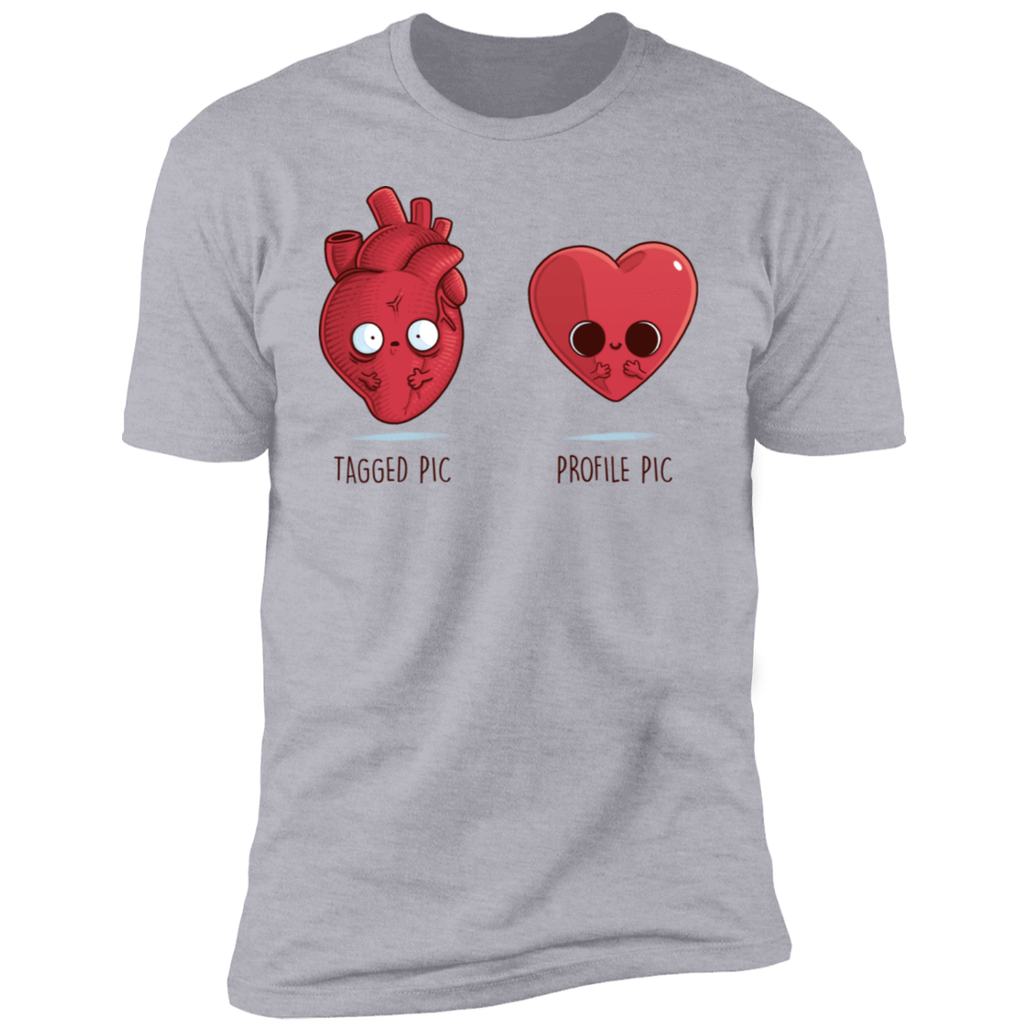 T-Shirts Heather Grey / S Profile Pic Men's Premium T-Shirt