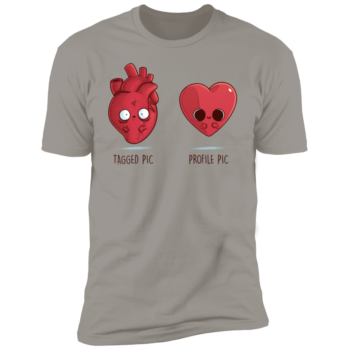 T-Shirts Light Grey / S Profile Pic Men's Premium T-Shirt