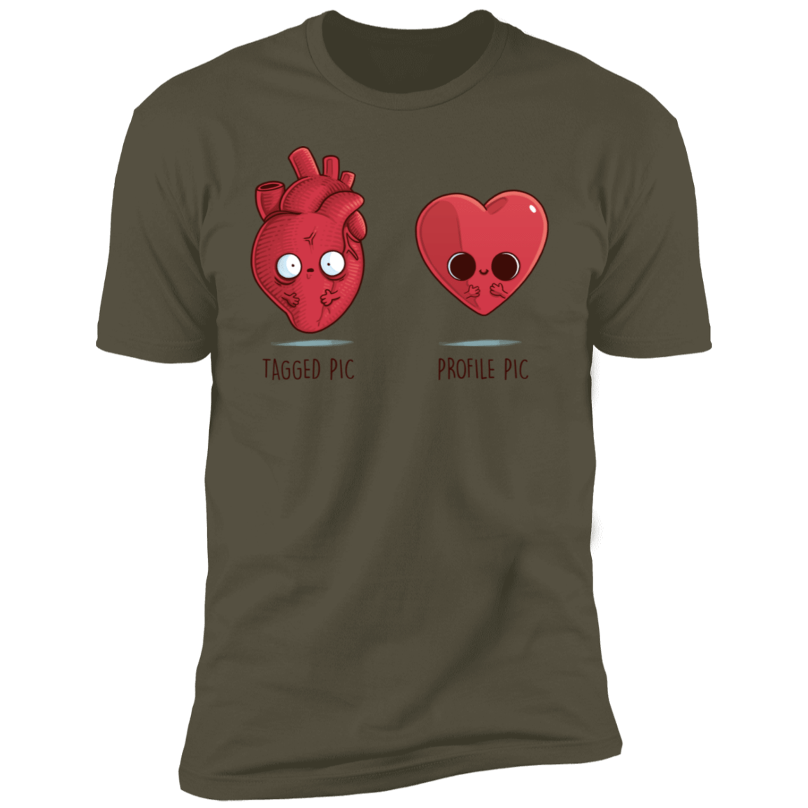 T-Shirts Military Green / S Profile Pic Men's Premium T-Shirt