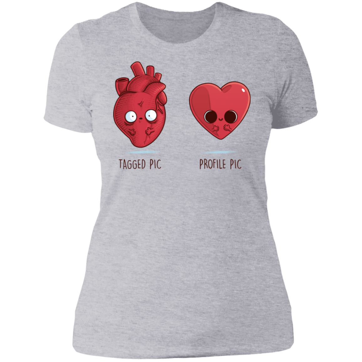 T-Shirts Heather Grey / S Profile Pic Women's Premium T-Shirt