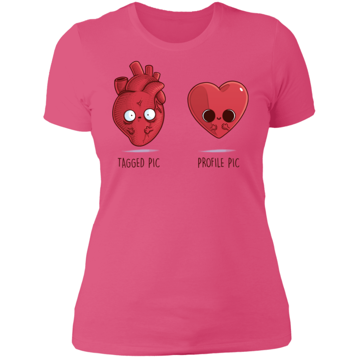 T-Shirts Hot Pink / S Profile Pic Women's Premium T-Shirt