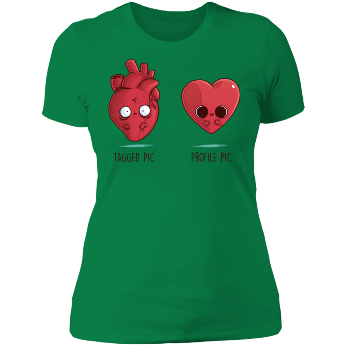 T-Shirts Kelly Green / S Profile Pic Women's Premium T-Shirt