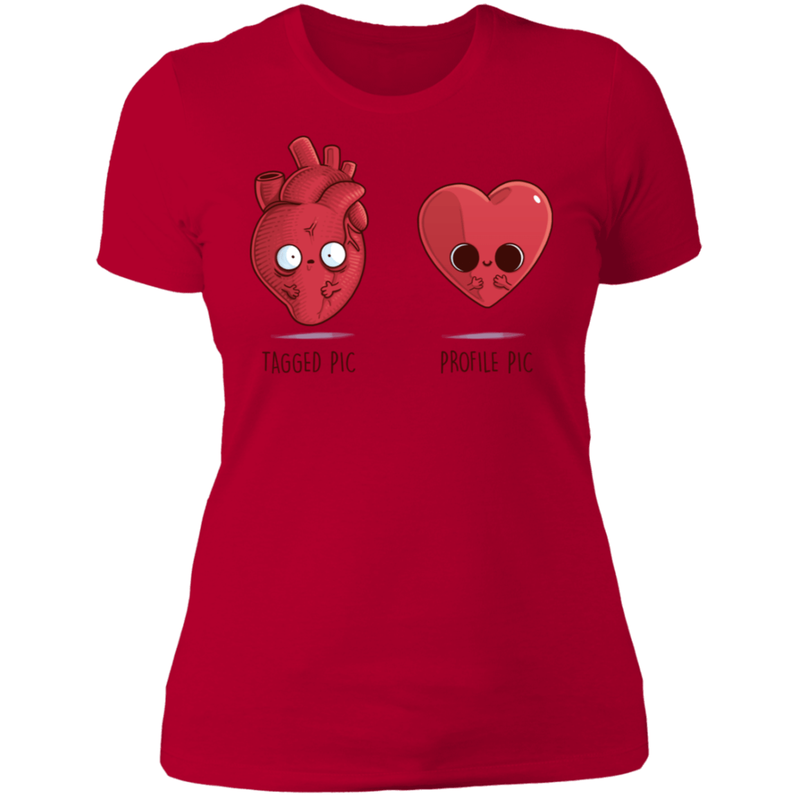 T-Shirts Red / S Profile Pic Women's Premium T-Shirt