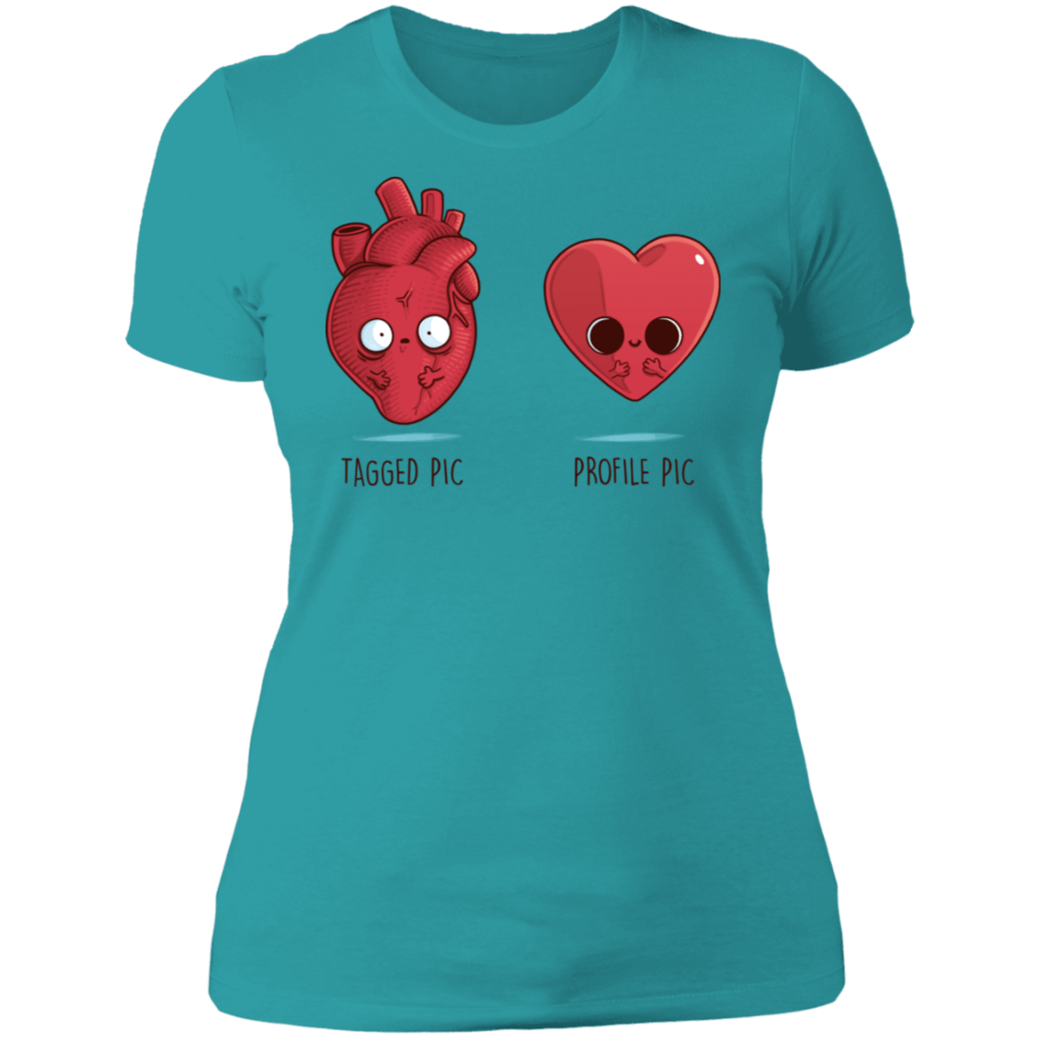 T-Shirts Tahiti Blue / S Profile Pic Women's Premium T-Shirt