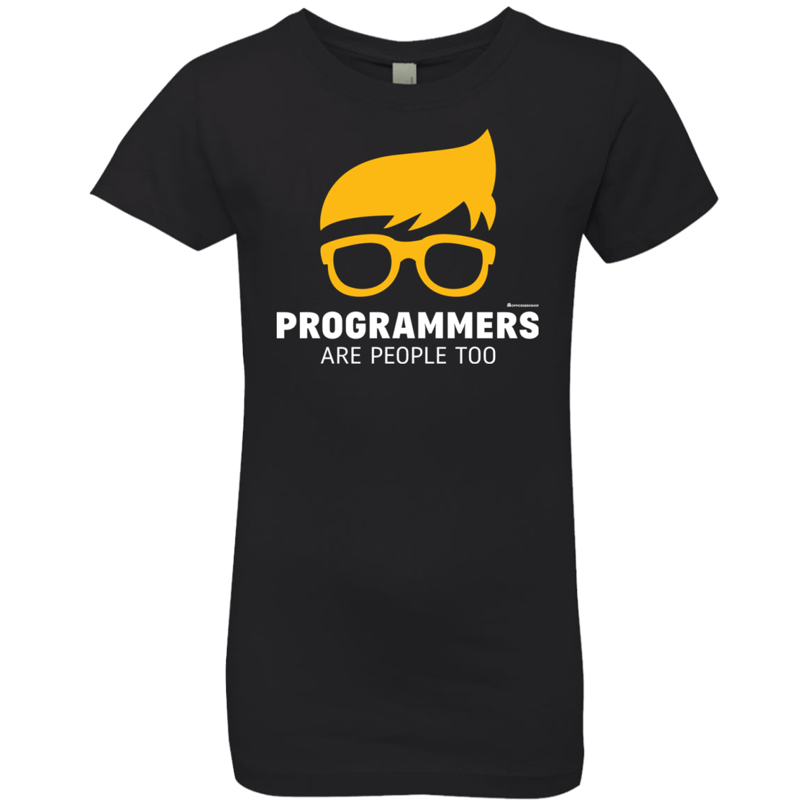 T-Shirts Black / YXS Programmers Are People Too Girls Premium T-Shirt
