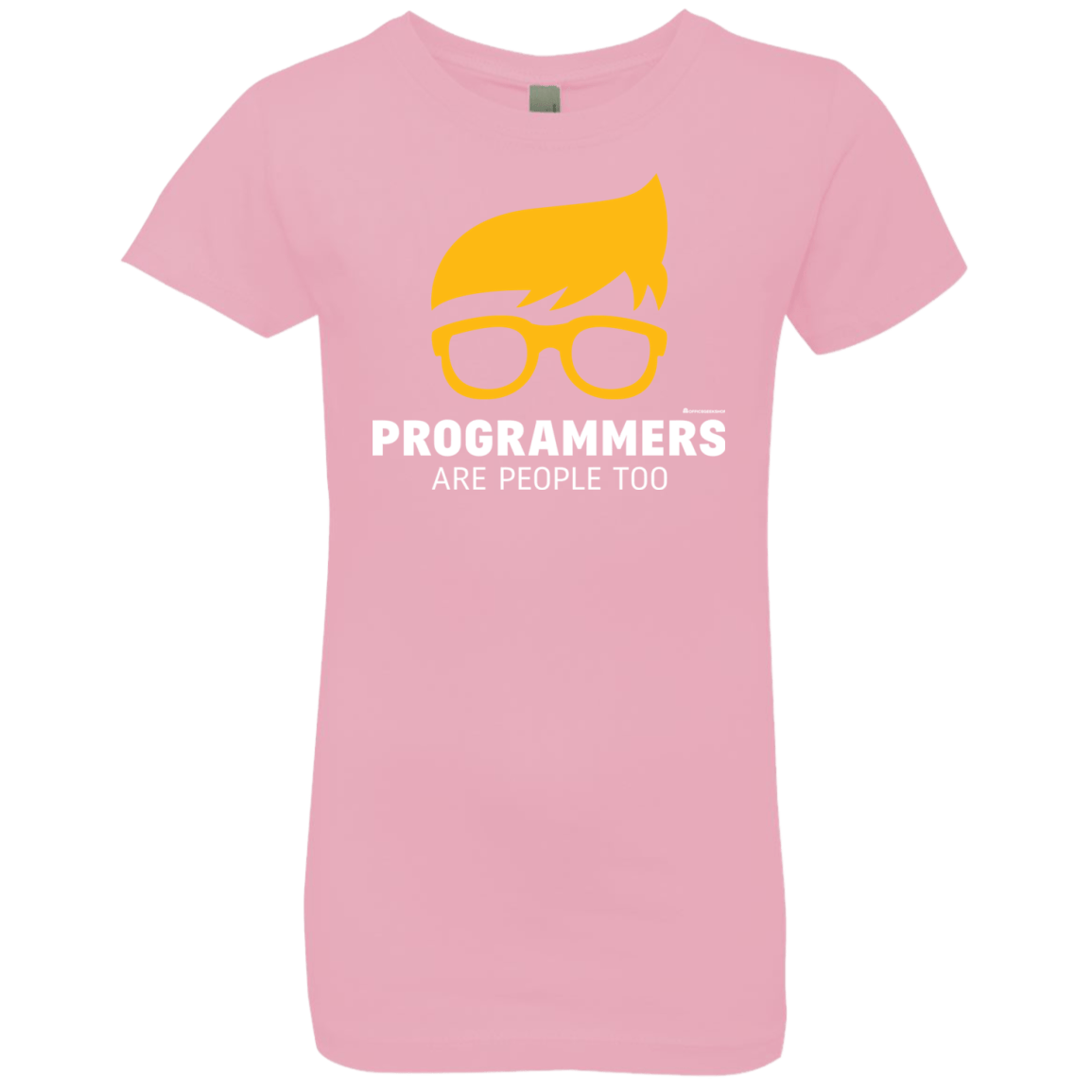 T-Shirts Light Pink / YXS Programmers Are People Too Girls Premium T-Shirt
