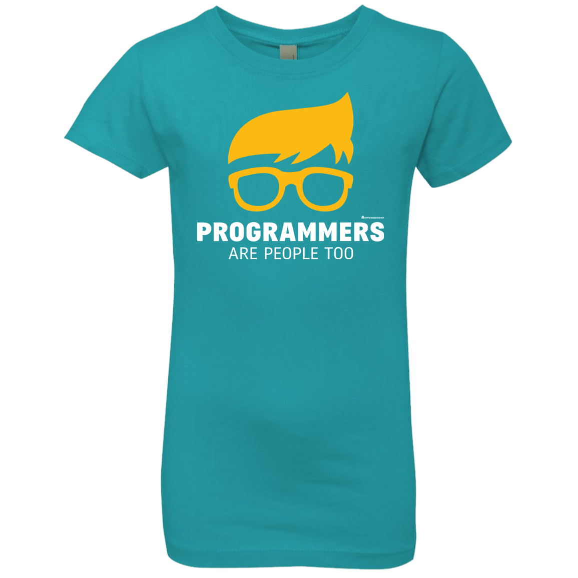 T-Shirts Tahiti Blue / YXS Programmers Are People Too Girls Premium T-Shirt