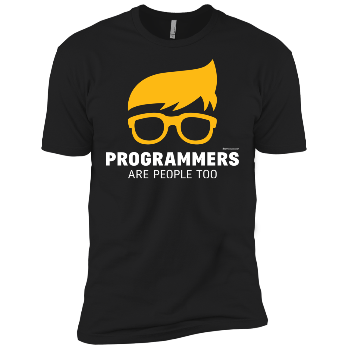 T-Shirts Black / X-Small Programmers Are People Too Men's Premium T-Shirt