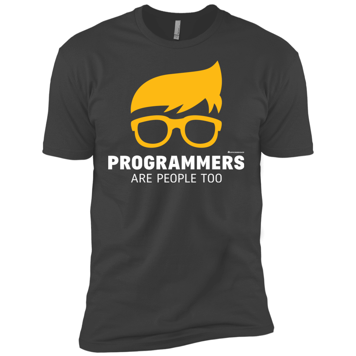 T-Shirts Heavy Metal / X-Small Programmers Are People Too Men's Premium T-Shirt