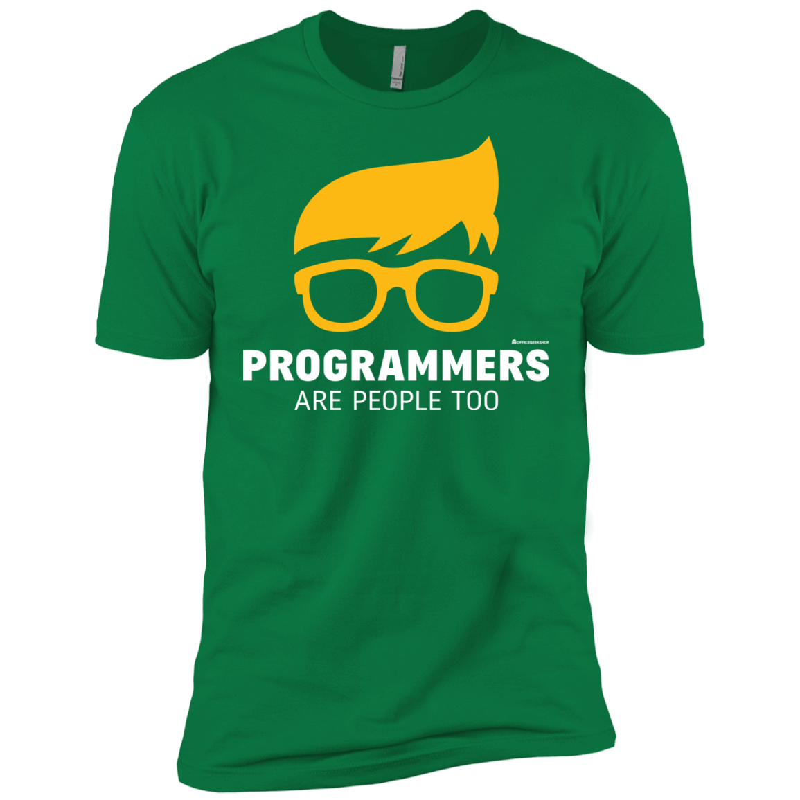 T-Shirts Kelly Green / X-Small Programmers Are People Too Men's Premium T-Shirt
