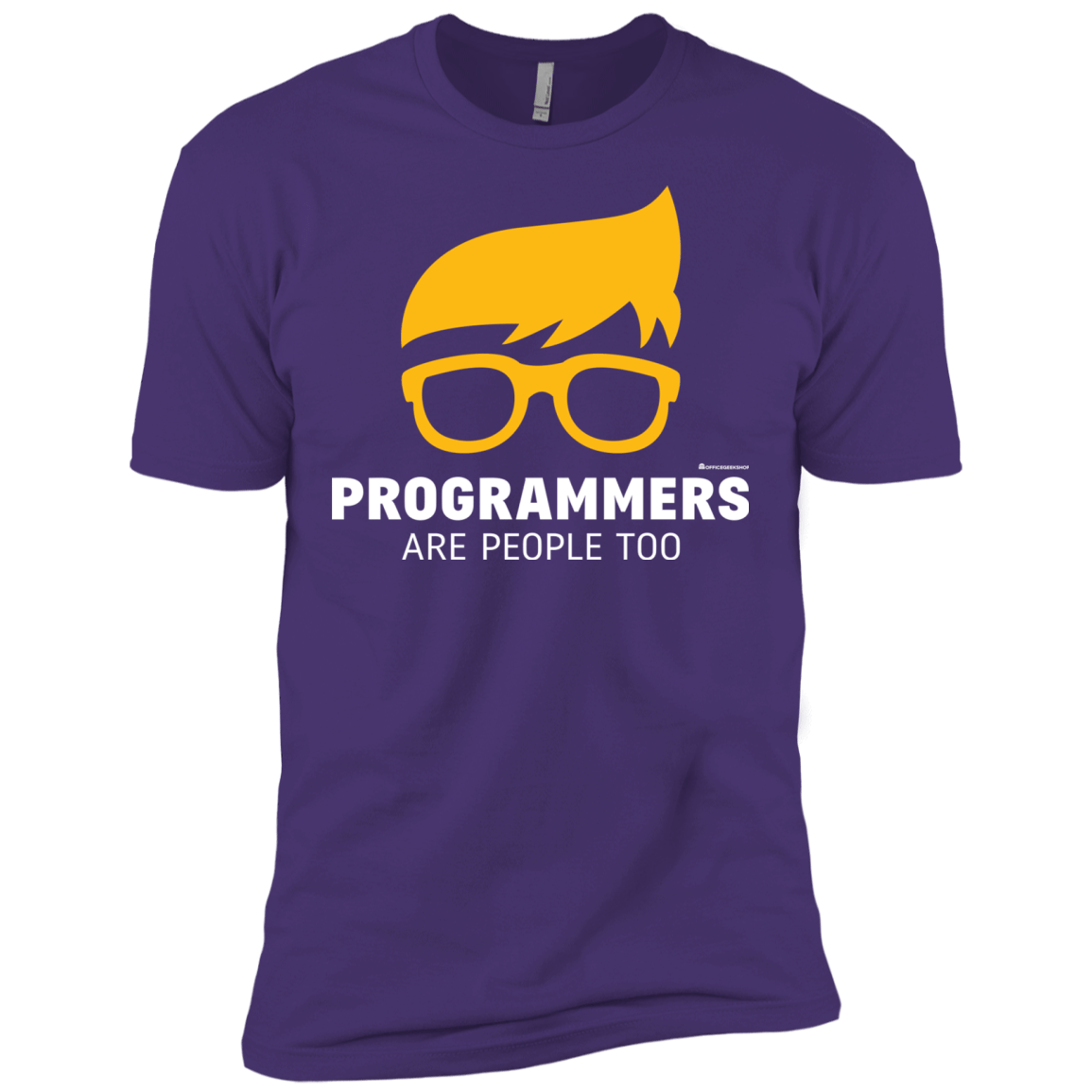 T-Shirts Purple Rush/ / X-Small Programmers Are People Too Men's Premium T-Shirt
