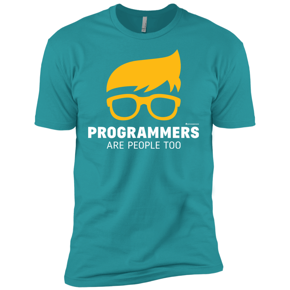 T-Shirts Tahiti Blue / X-Small Programmers Are People Too Men's Premium T-Shirt