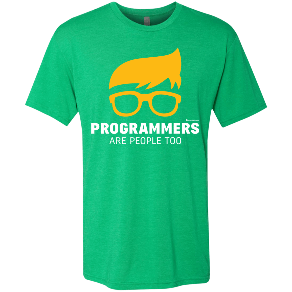 T-Shirts Envy / Small Programmers Are People Too Men's Triblend T-Shirt
