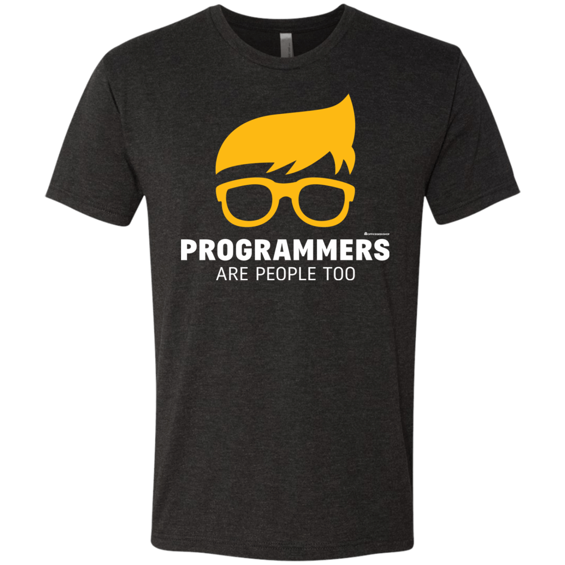 T-Shirts Vintage Black / Small Programmers Are People Too Men's Triblend T-Shirt
