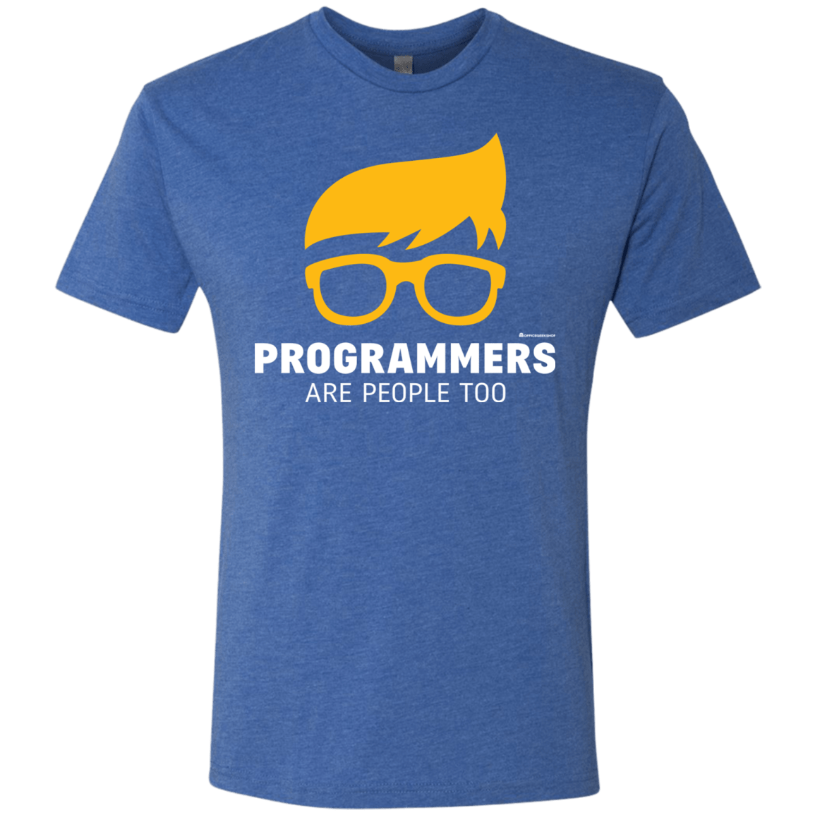 T-Shirts Vintage Royal / Small Programmers Are People Too Men's Triblend T-Shirt