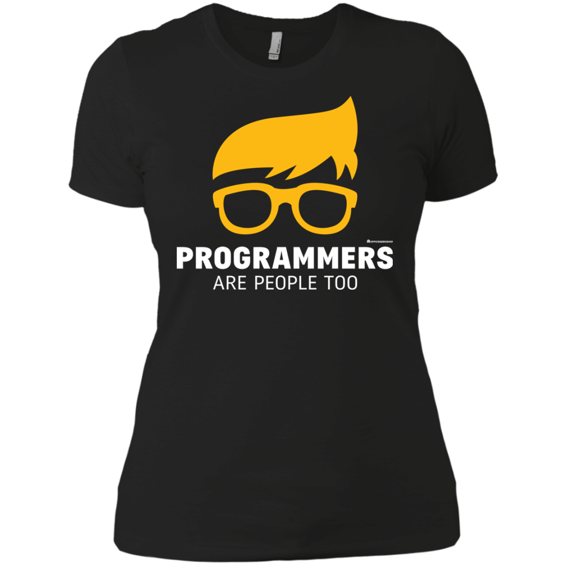 T-Shirts Black / X-Small Programmers Are People Too Women's Premium T-Shirt