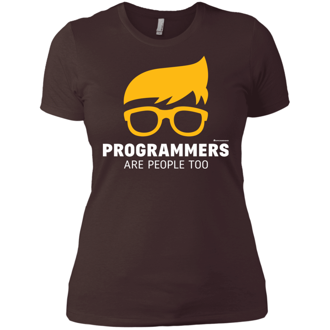 T-Shirts Dark Chocolate / X-Small Programmers Are People Too Women's Premium T-Shirt